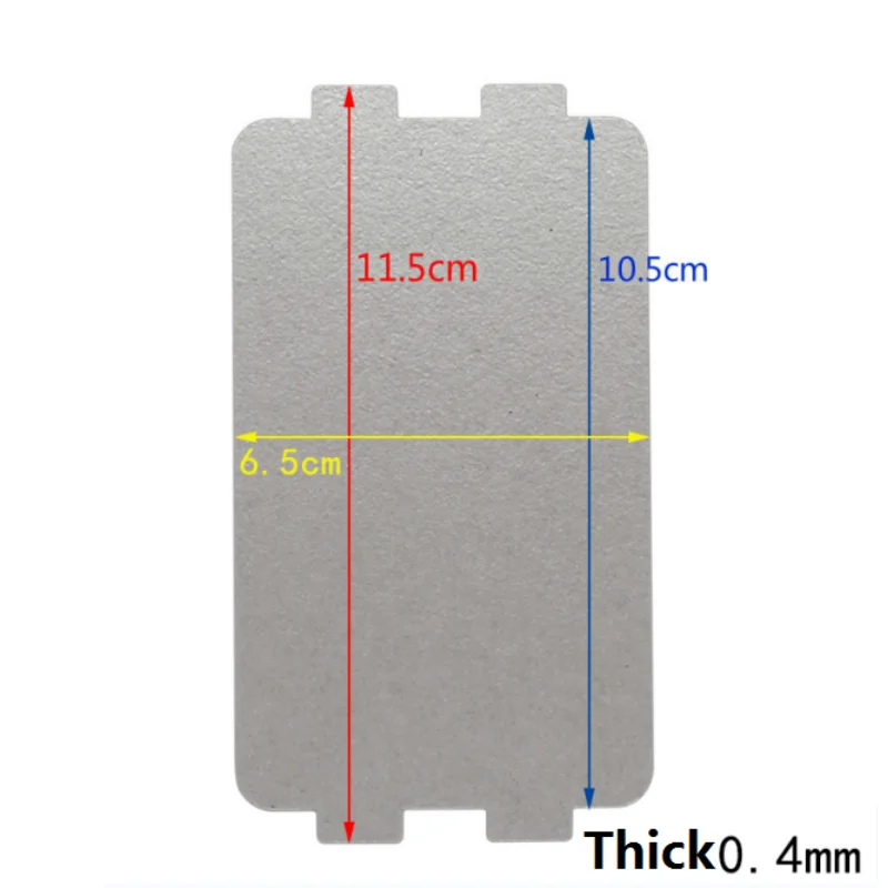 5 sztuk pocztowy bezpłatne Midea części piekarnika mikrofalowego MM721NG1-PW/M1-L213B211A/MM721NH1-PW mica chip 11.6MM * 6.5MM