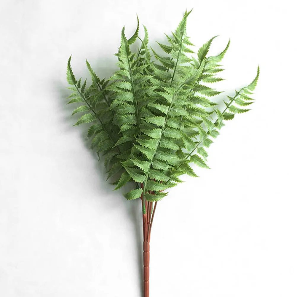 

2Pcs Simulation Fern Leaf Realistic Artificial Plant Decorative Greenery for Home Garden Office Indoor Outdoor Fake Fern Leaf