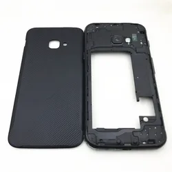 Full Housing Case For Samsung Galaxy Xcover 4 G390 SM-G390F Middle Frame Plate + Battery Cover Back Case +Power Volume button