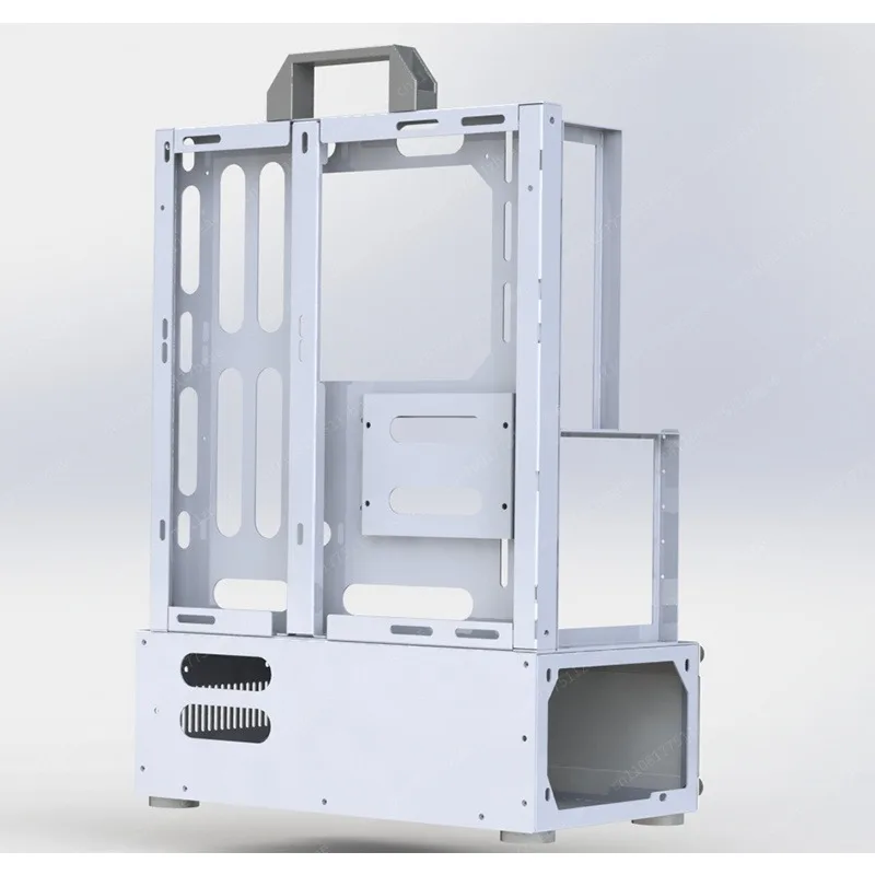 Open Frame Desktop Computer Case Support 240/360 Liquid & Air Cooling ATX MATX Vertical GPU Mount DIY Desktop Computer Chassis