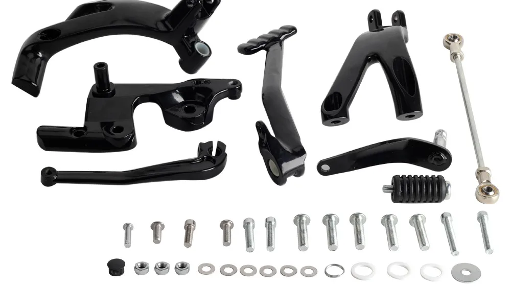 

Motorcycle Black Forward Control Foot Kits For Harley Softail Street Bob Low Rider FXBB 2018-2022Standard