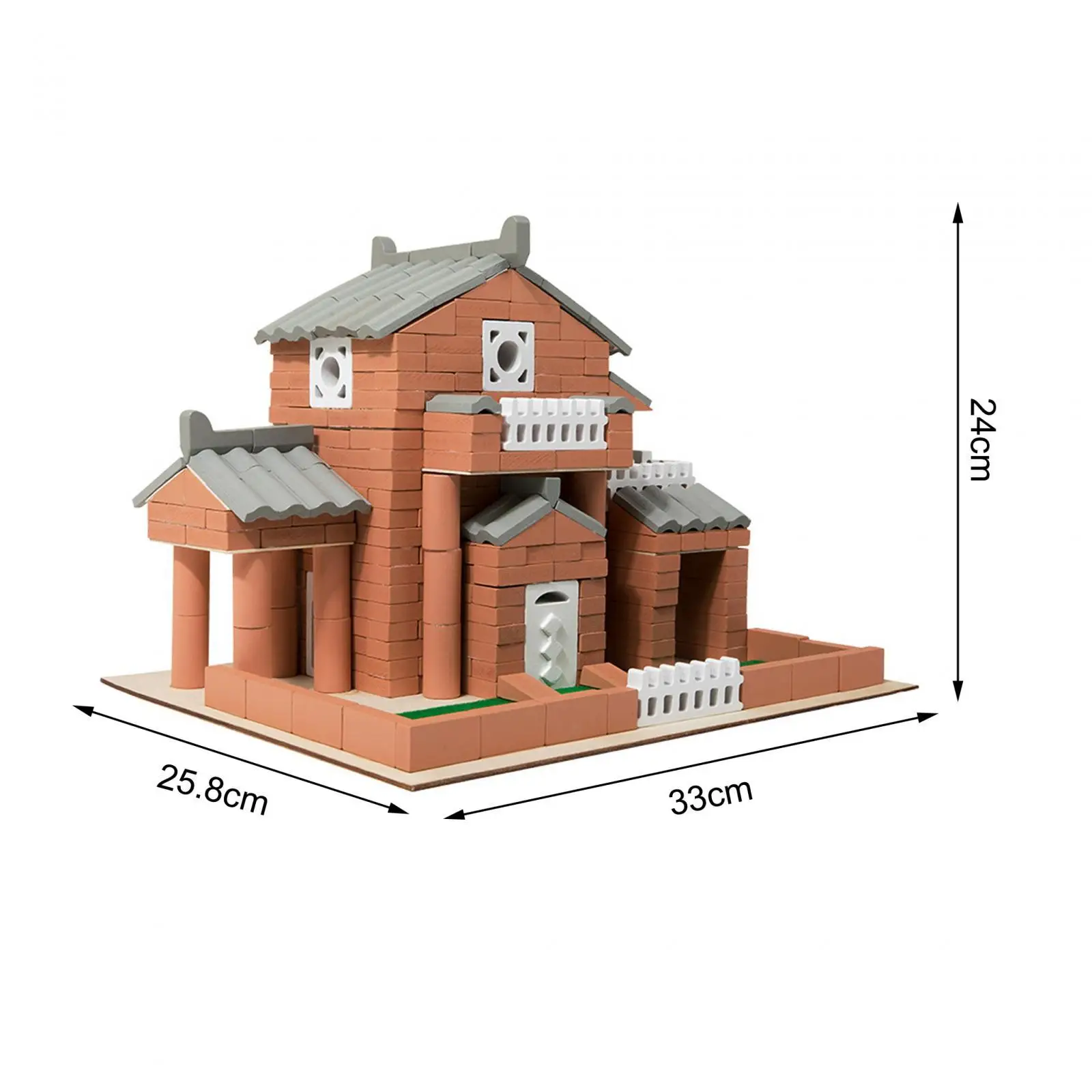 DIY-bouwmodel houten huissets Unieke huisvilla voor kinderen en volwassenen