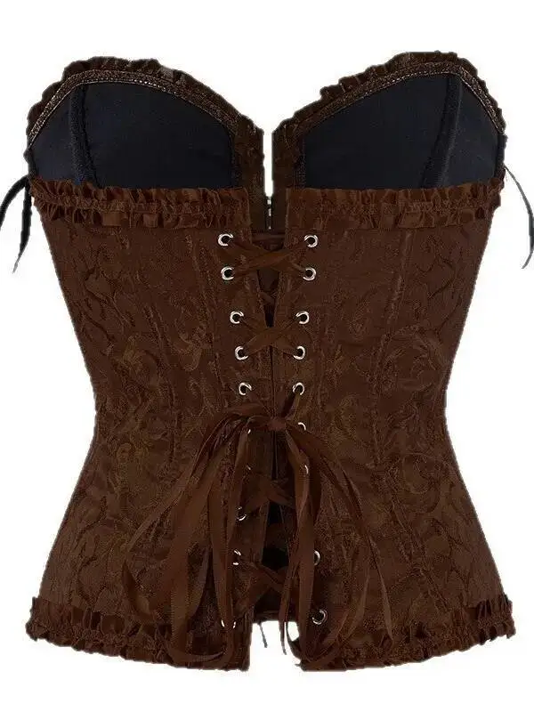 مشد سترة ملابس داخلية حزام بطن حزام ضيق مشد الخصر ختم بلون زهرة طباعة علوية للمرأة رغبة نقية Casaul 24JY