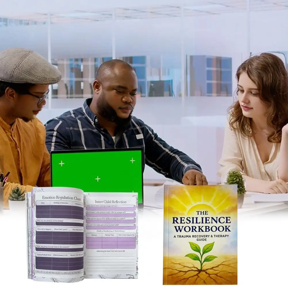 

Вдохновляющий блокнот для восстановления травм, пружное руководство для заживления ран, уменьшение стресса, тревога, терапия для продавцов