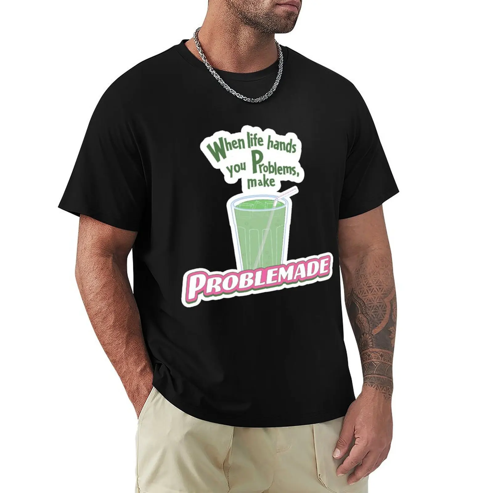

The Problem Quencher T-Shirt Basic Daily Outfit Short Sleeve Tee