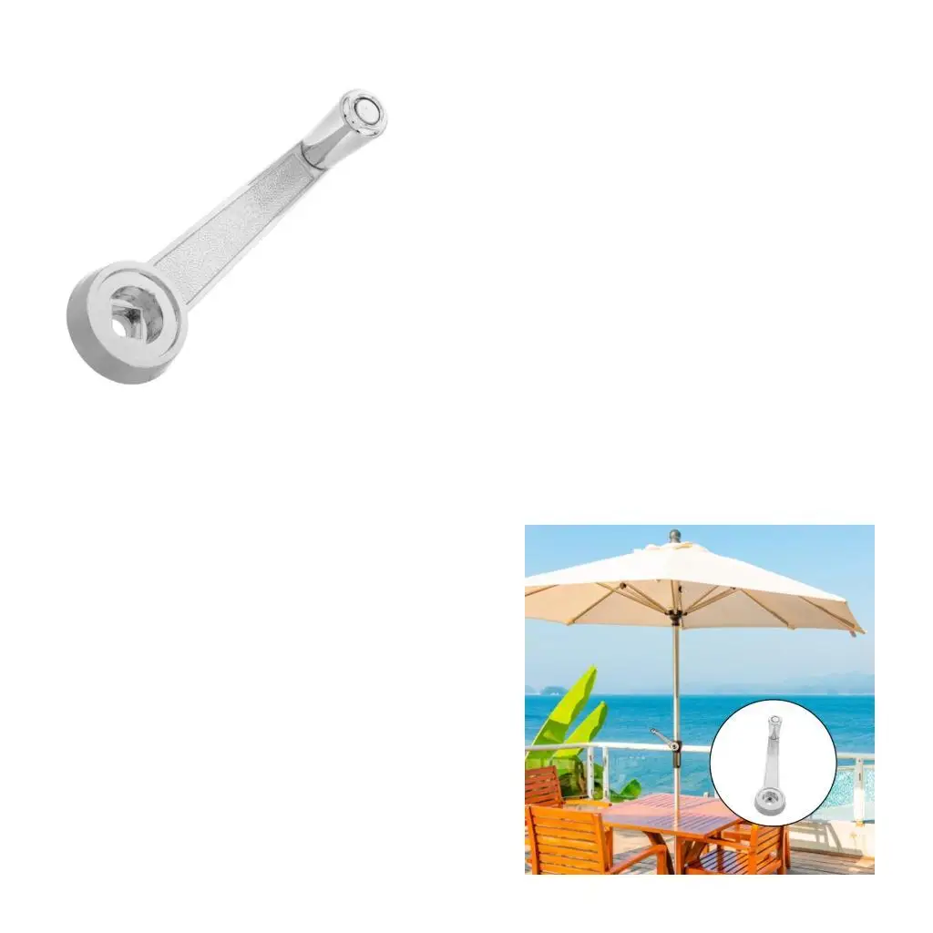 

652F Зонт с кривошипной ручкой, запасные части для уличного зонта, аксессуары для