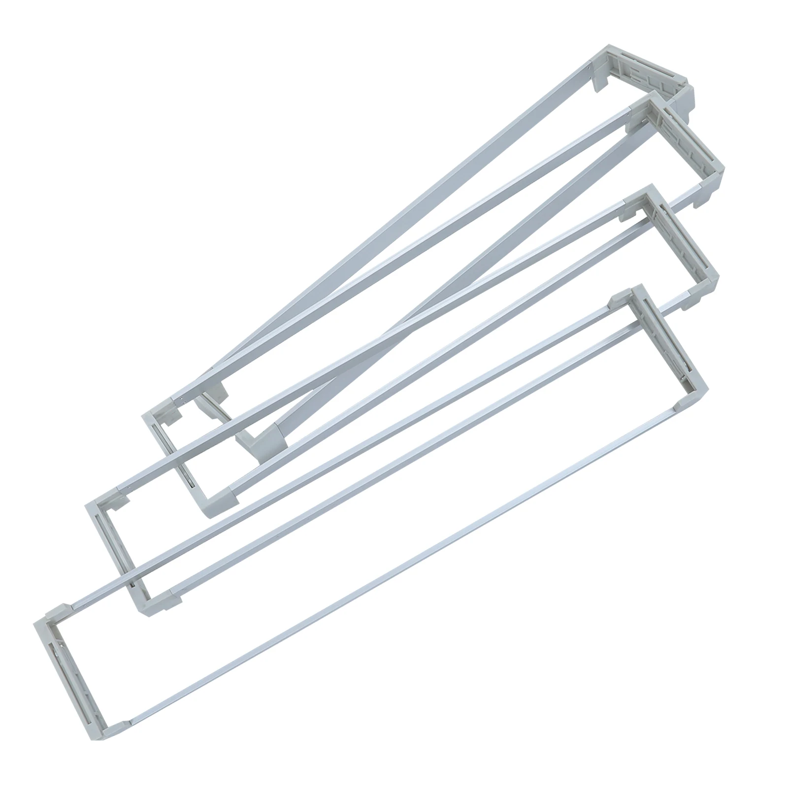 

4pcs Automatic Drink Dispenser Rack Metal Beverage Shelf Pusher Glide Organizer For Supermarket Vending Machine Commercial Use