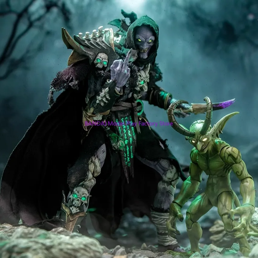 EN STOCK Juguetes de Colección: Figura de Acción de 6 Pulgadas, Escala 1/12, Soldado Aventurero, Necromancer del Mundo, Barón Salman, Pequeño Demonio, Set Completo