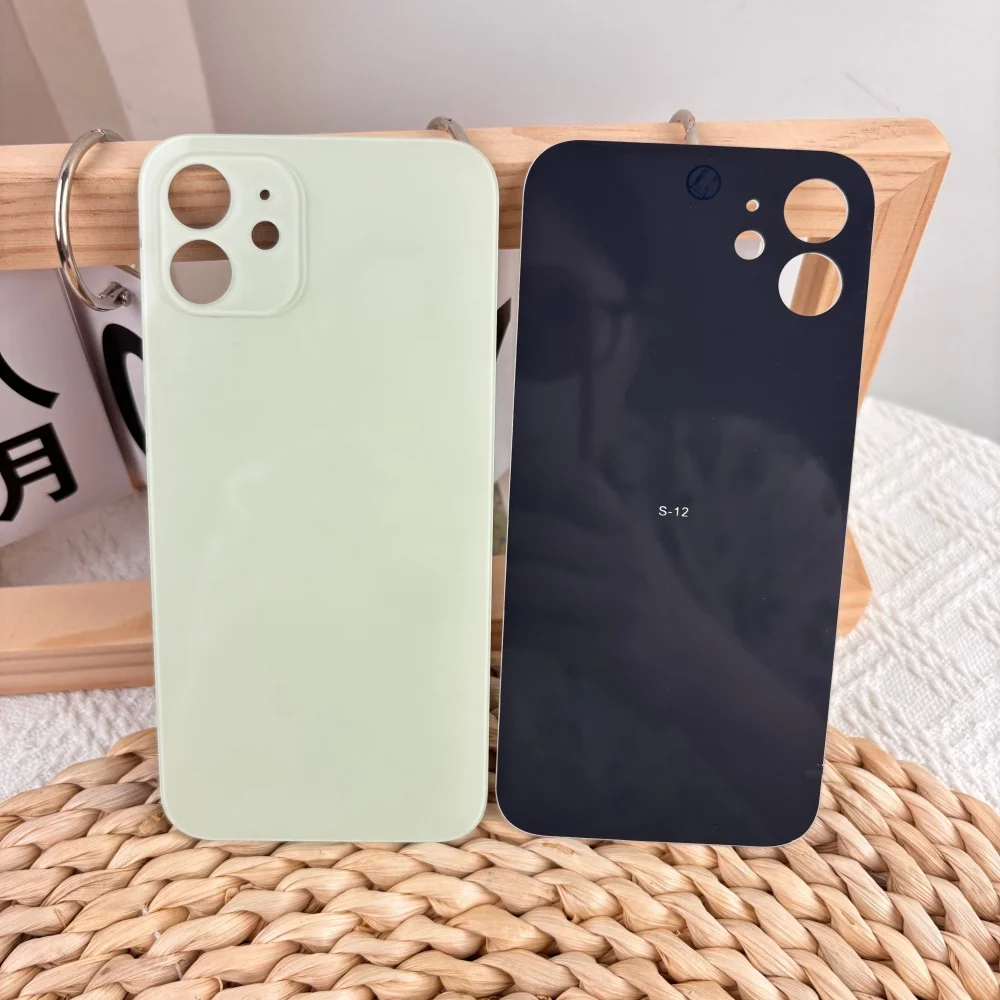 Replacement Back Glass Cover For Apple iPhone 12 Rear Housing Battery Door Panel Repair Parts Phone Case Multiple Color Options view 2
