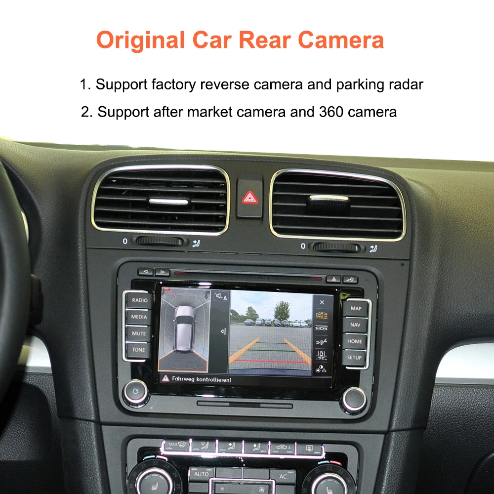 Bonroad Wireless Carplay Android Auto Nachrüst-Kits Modul für Volkswagen Passat B6 B7 Golf 6 RNS510 Serie Airplay Mirrorlink – Detail 10