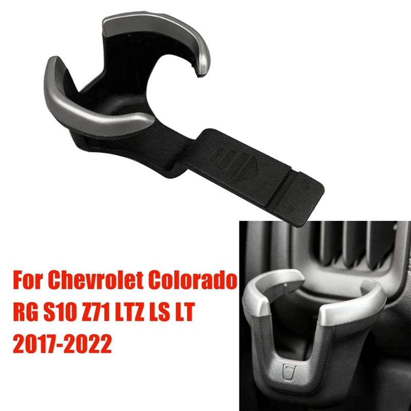 Car Dashboards Cup Holder Trim 52124622 for Chevrolet RG Colorado S10 Z71 LTZ LS LT 2017-2022 Under Air Vent Can Holder