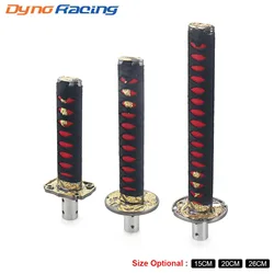 Universal 150MM/200MM/260MM JDM Katana Samurai Sword Shift Knob Shifter With Adapters Gear Shift knob