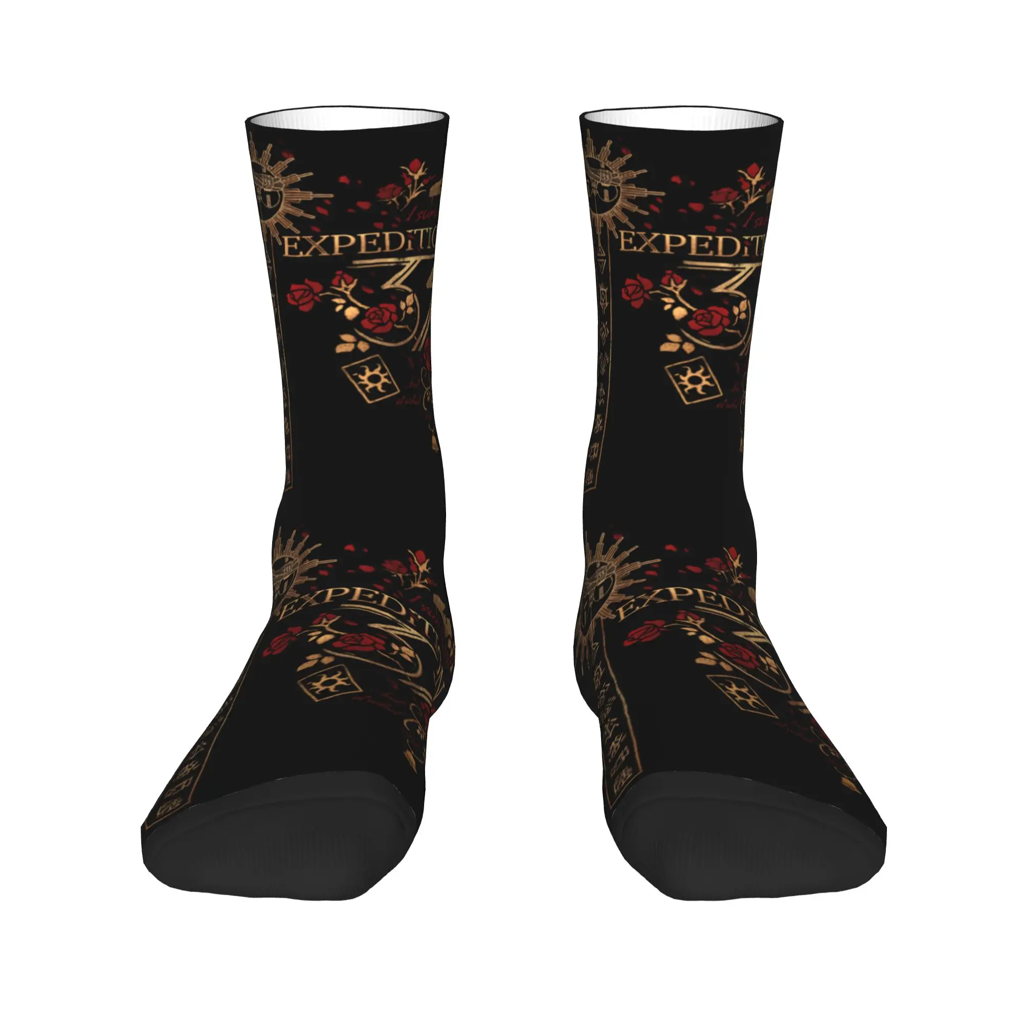 Harajuku Video Game Clair Obscur Expedition 33 Socks Men Women Warm 3D Printing  Sports Basketball Socks