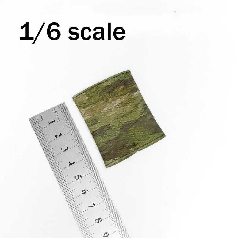 1/6 Scale Soldier Model Camouflage Neck Neck Gaiter Cover 50mm Russian EMR Face Mask Model for 12" Male Action Figures Body
