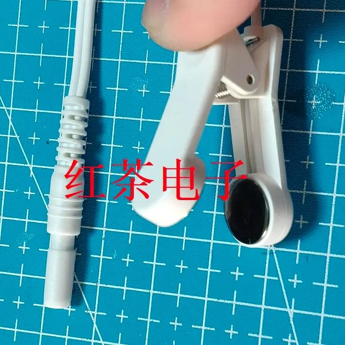 EEG EEG Ear Clip Electrode Wire to DIN1.5 Male Electrode EEG Double-sided Silver Chloride Electrode Dry Electrode TGAM