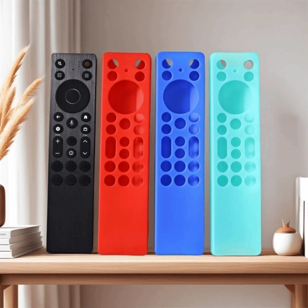 

Новый силиконовый защитный чехол, противоударный со шнурком, чехол для пульта дистанционного управления, защитный мягкий чехол для TCL RC923A/RC813A