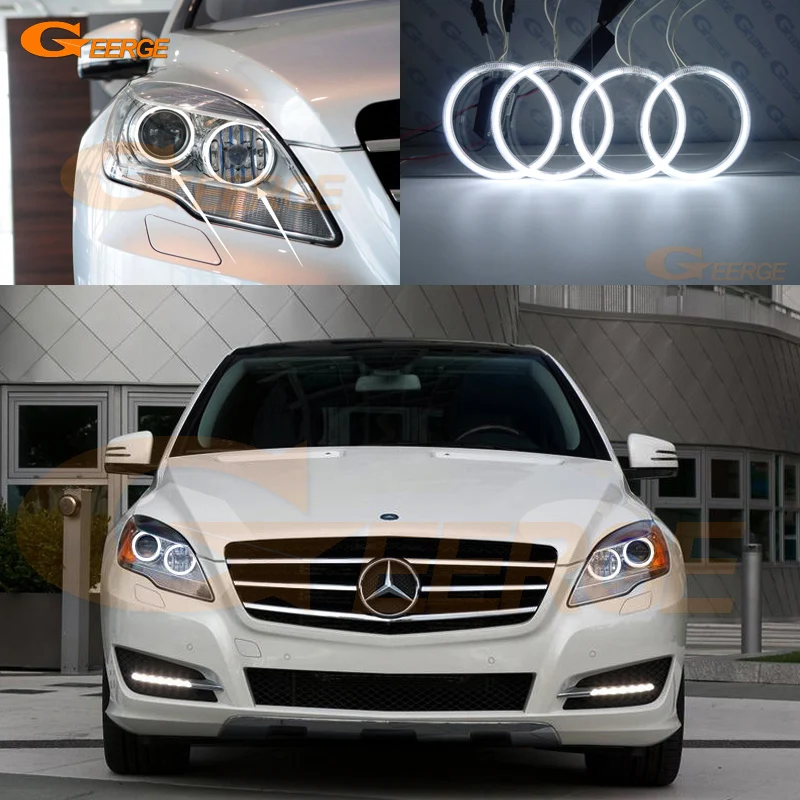

For Mercedes Benz R Class W251 2010 2011 2012 Facelift Excellent Ultra Bright CCFL Angel Eyes Kit Halo Rings Light