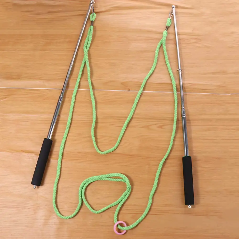 大型屋外バブルワンド、調節可能な伸縮式バブルマシンスティック、3種類のダブルロッドバブルロープセット、ショー・パフォーマンス用