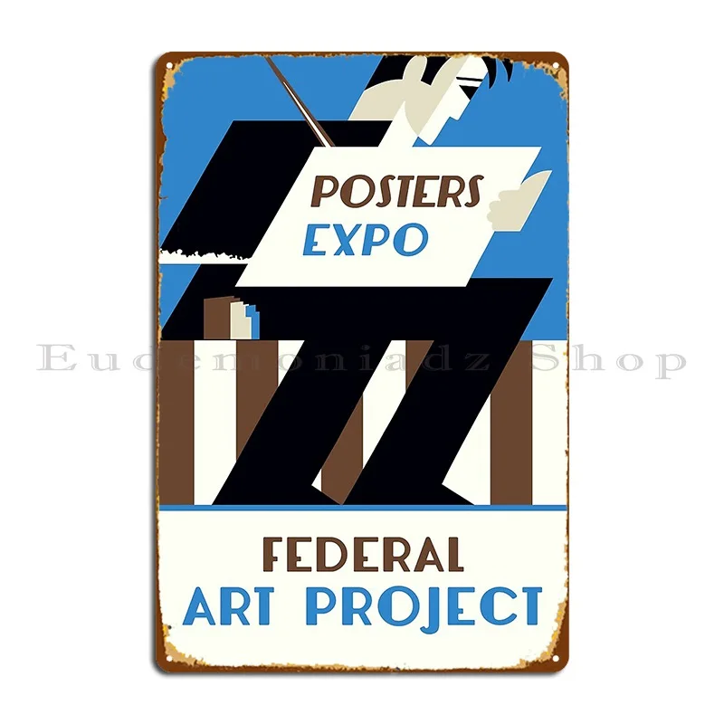 Retro Vintage Posters Expo Advertising Metal Sign Create Garage Wall Decor Custom Pub Tin Sign Poster