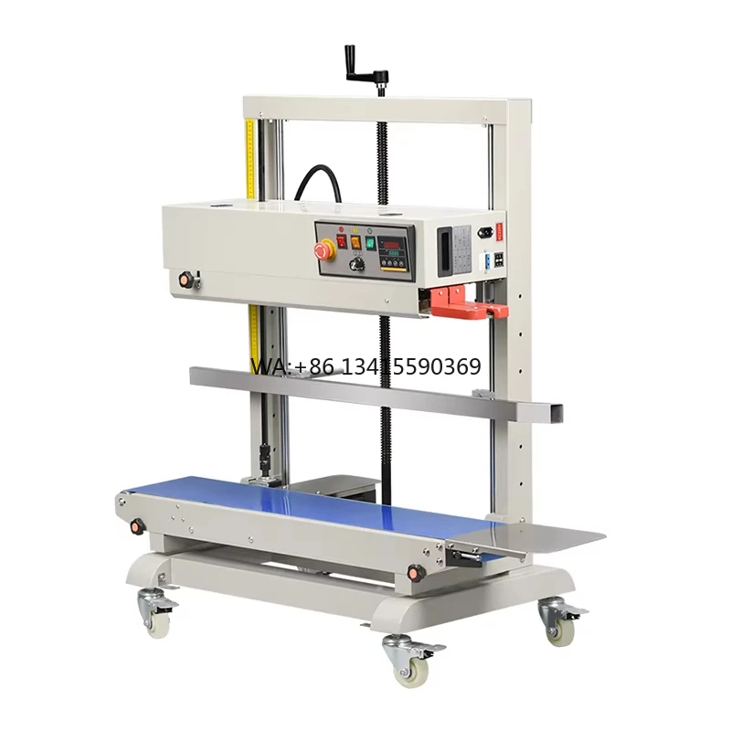 

Good price Continuous Vertical Band Sealer Machine for Food Packaging Beverage Automatic Bag Sealing Plastic Film Gear Core for