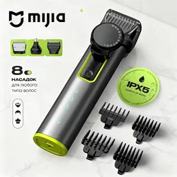 Mijia Hair Cutting Kits Men's MultiFunction IPX5 Waterproof Electric Hair Clipper 4-in-1 Shaver Nose Hair Trimmer Set