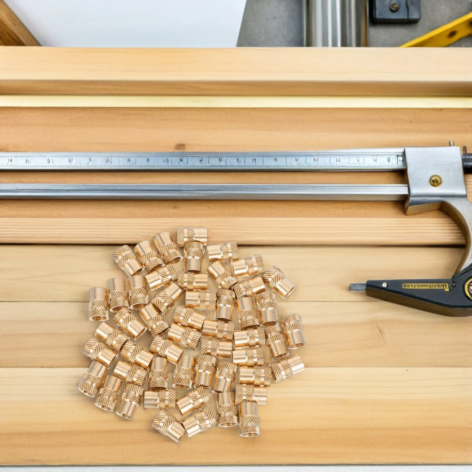 50Pcs Brass Knurled…