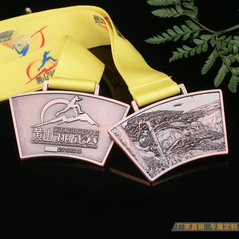 Customized 3D Relief Zinc Alloy Commemorative Medal for Metal, Manufacturer's Direct Supply