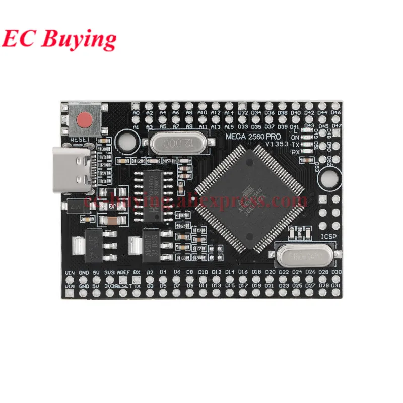 ATMEGA2560 ATMEGA2560-16AU CH340G R3 Moduł rdzenia programowania Embedded Pro Mini Mega WiFi AVR TYPE-C USB dla Arduino Mega256 — zdjęcie produktu 6