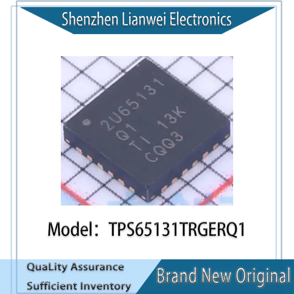 

100% New Original TPS65131TRGERQ1 2U65131Q1 TPS65131 IC Chipset VQFN-24