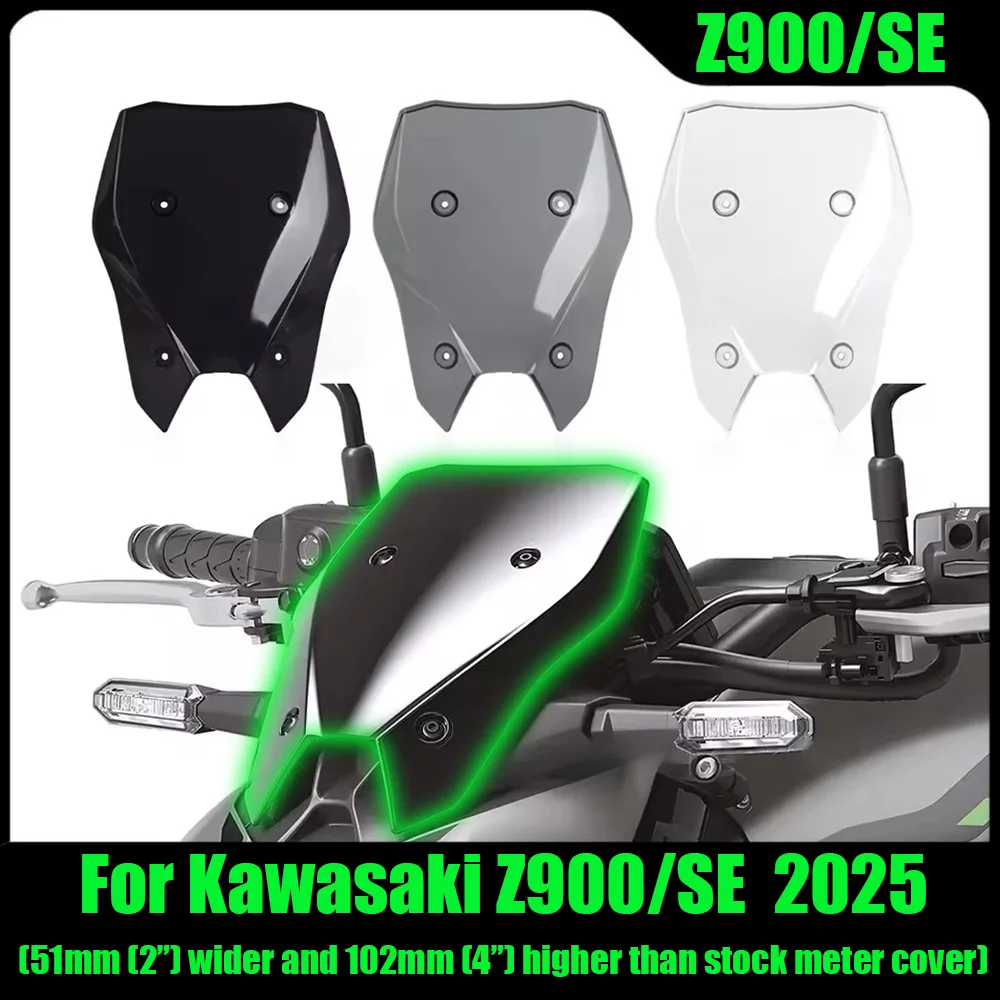 

Z900 SE ABS Tourist Windbreak instrument protective cover Sun visor For Kawasaki Z900SE 2025 High Windbreak protective cover