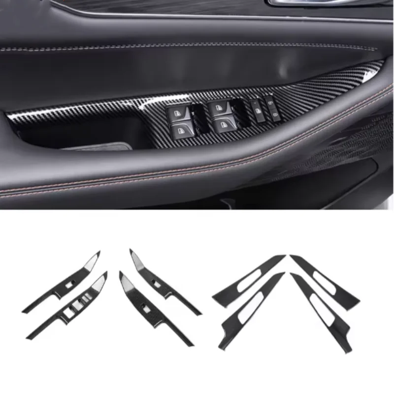 

For Changan UNI-K 2021-2023 Accessorie Car Door Handle Armrest Window Trim Glass Lift Switch Cover Decor Anti Scratch Panel