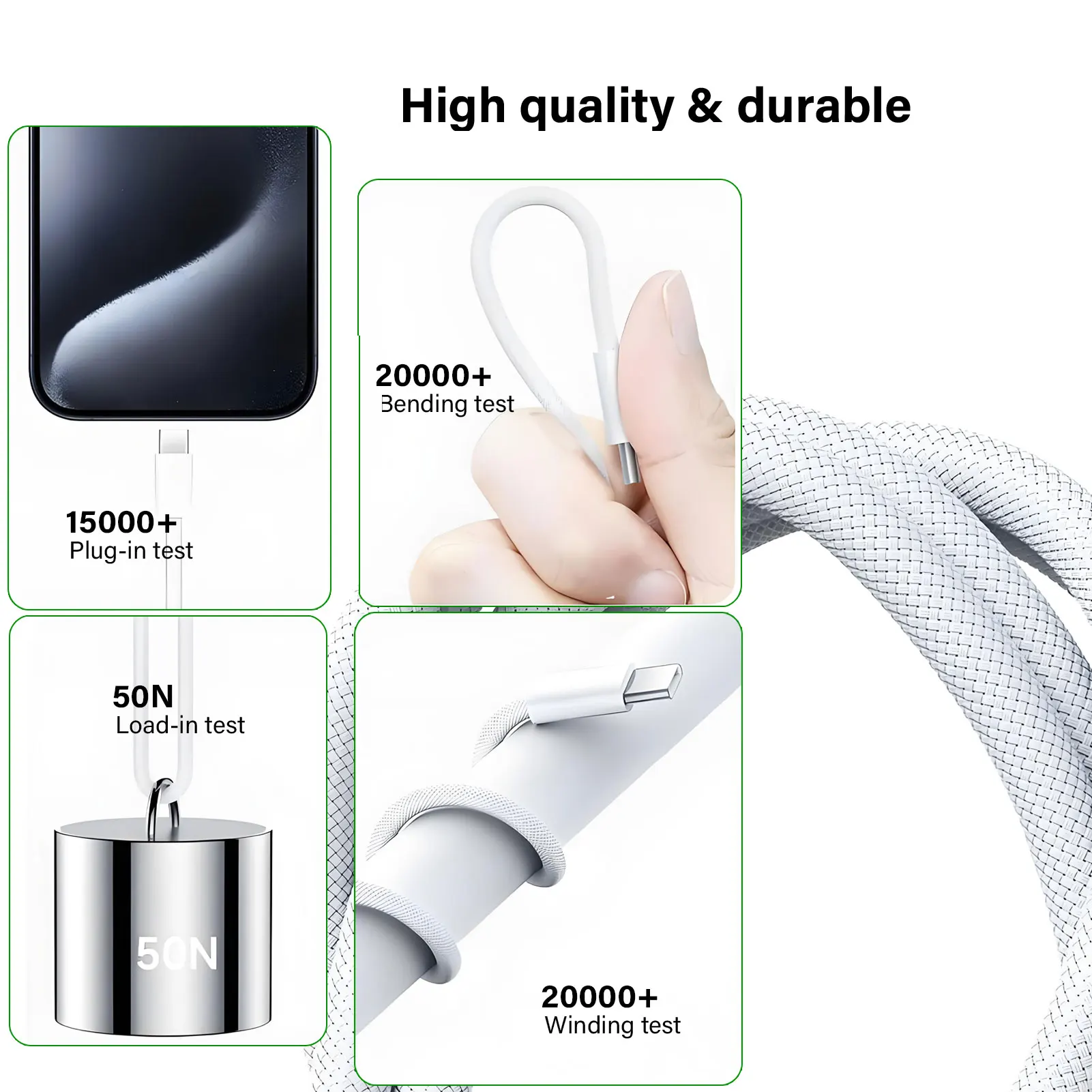 60 واط USB C كابل آيفون 16 15 زائد برو ماكس سامسونج نوع C كابل ل Xiaomi ماك بوك برو باد PD شاحن سريع الحبل نوع C كابل