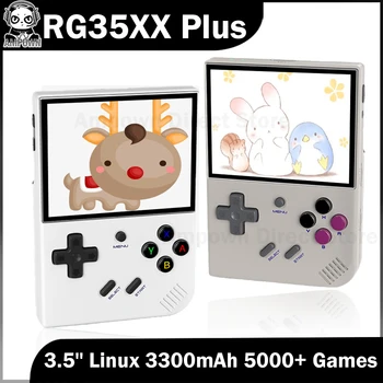 Anbernic RG35XX Plus RG35XXPlus 3.5&#x27;&#x27; IPS Linux System Handheld Games 3300mAh Portable Video Game Console 10000+ Games