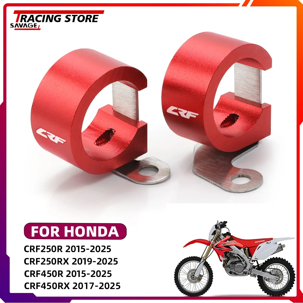 

For Honda CRF250R CRF250RX CRF450R CRF450RX CRF450X CRF450L CRF450RL Rear Brake Hose Clamp Holder Guide Line fixing clip CRF 250