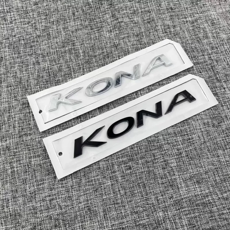 for Modern ENCINO KONA English Word Label Modified Car Logo Tail Label Alphabet Car Sticker Decoration Accessories