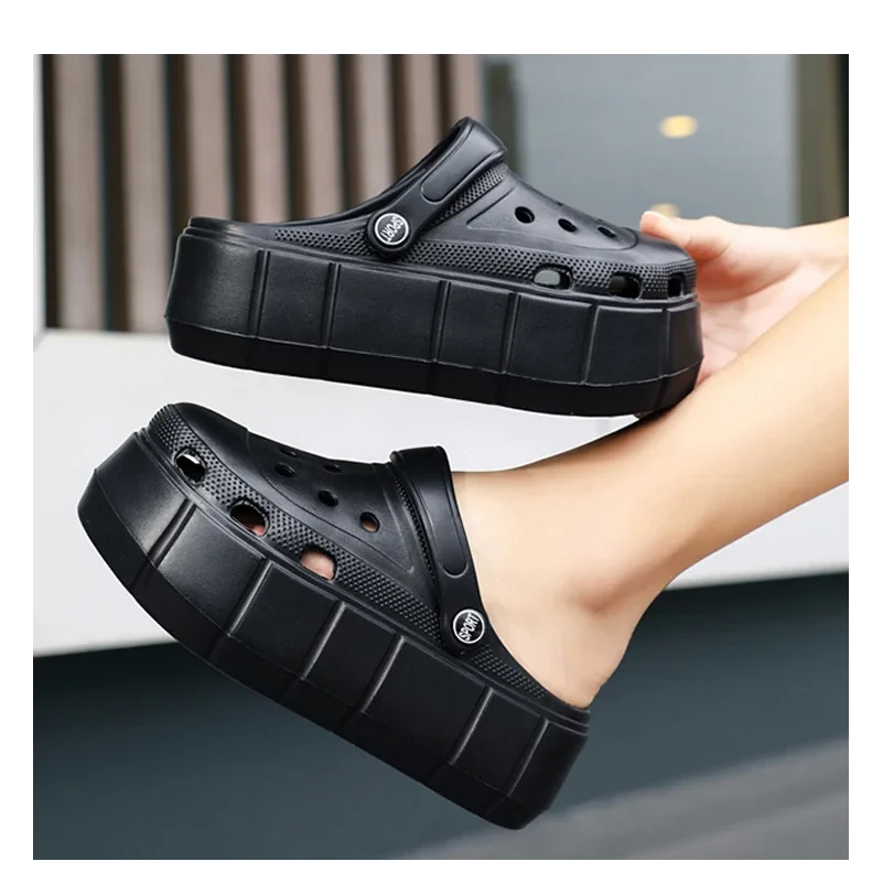 New Summer Women Sandals Thick Bottom Home Slides Women  Soft EVA  Wedges Platform Garden Shoes Beach Sandals Home Slippers