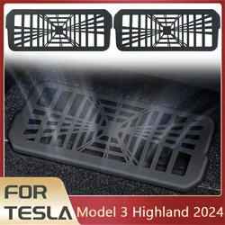 Under Seat Air Outlet Cover for Tesla Model 3 Highland 2024 Accessories Grille Protector Anti-blocking for Model 3 Highland 2024