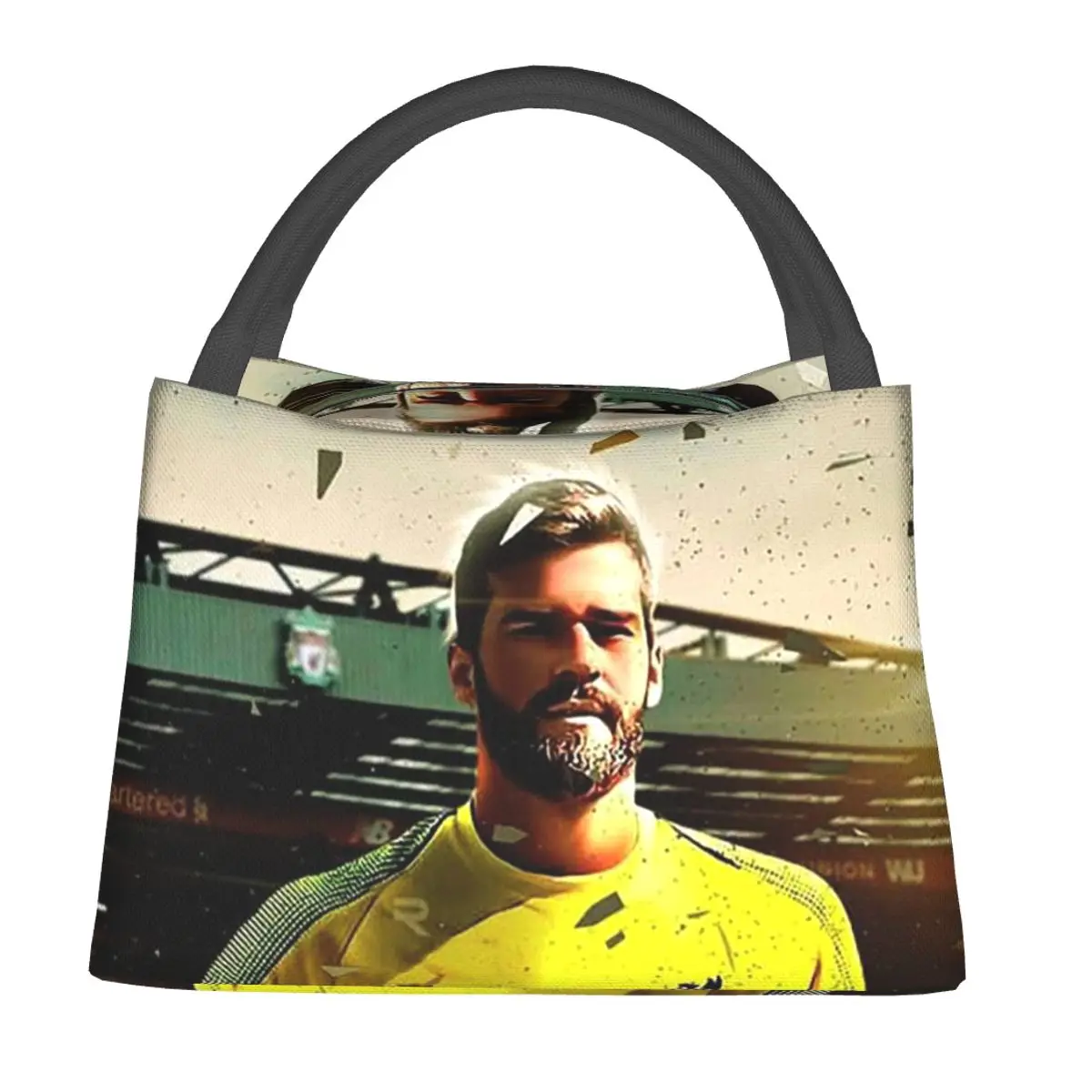 

Alisson Becker Wallpaper Insulated Lunch Bag for Women Kids Leakproof Food Boxes Thermal Lunch Box Tote