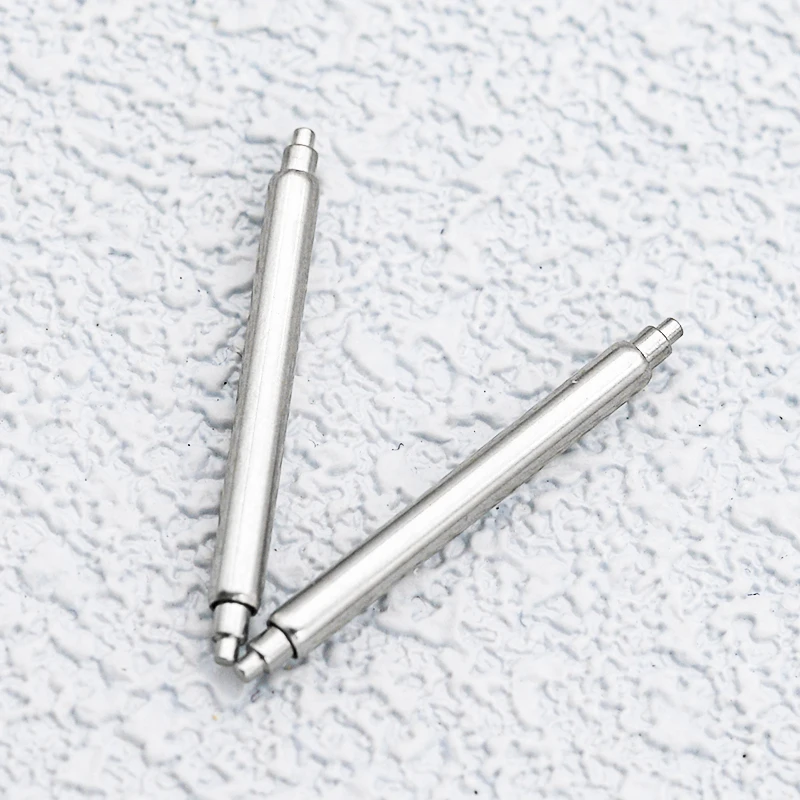 Barra de resorte de acero inoxidable de 2,5mm de diámetro, alfileres de enlace para la serie SKX007, barras de resorte gordo de buceo, herramienta apta para correa de reloj de 18mm/22mm