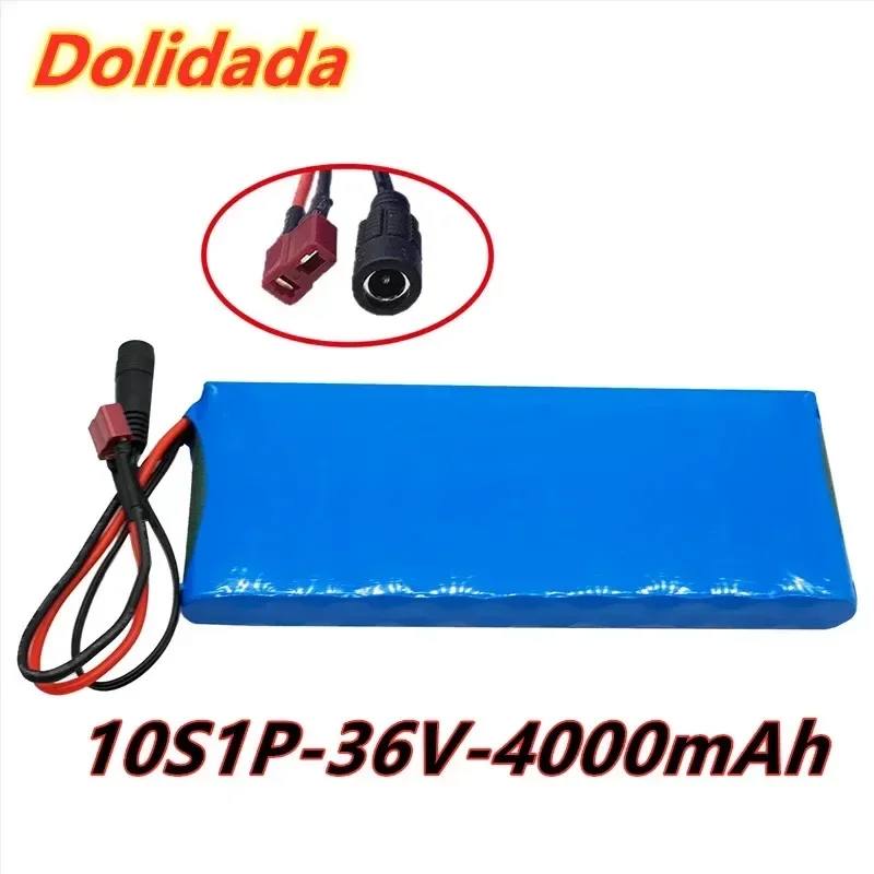 10S1P 36V 4000mAh Lifepo4 Battery Pack 18650 Lithium Ion Rechargeable Battery for Ebike Electric Bike Scooter 20A BMS 500W