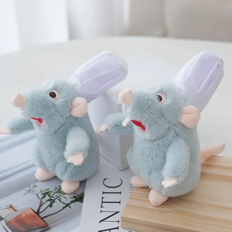 ديزني راتاتوي أفخم مفتاح سلسلة الطبخ الماوس الملك قلادة دمية لعبة ظهره قلادة سيارة الديكور الإبداع الاطفال هدية