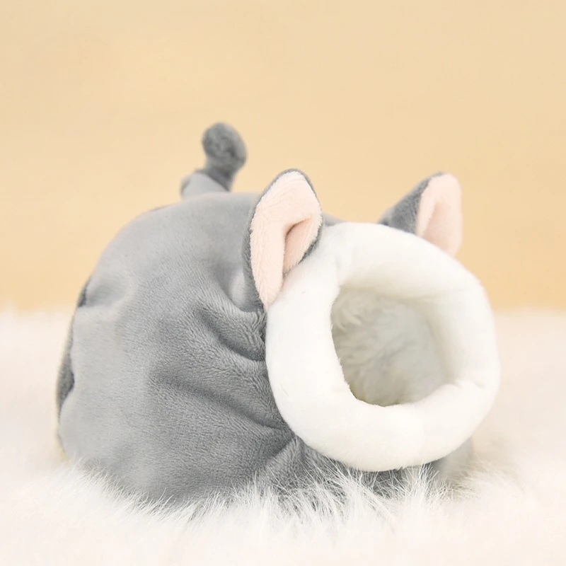 

New Small Pet Cotton Nest Hamster Golden Bear Cotton House Grey Rabbit Chick Little Rabbit Autumn and Winter Warm Sleeping Nest