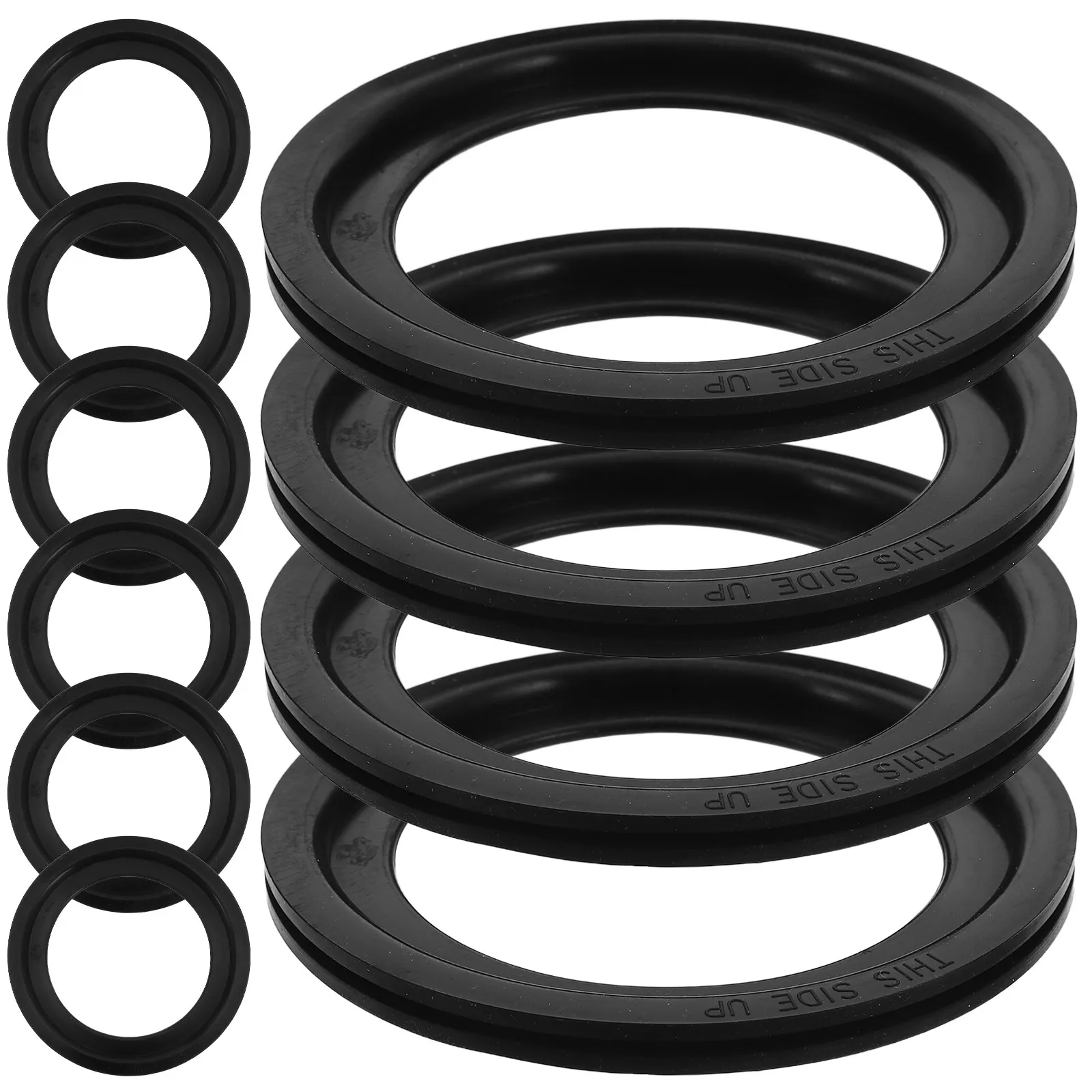 10Pcs Silicone Toilet Seal Washer Set for Rv Camper Toilet Flange Gasket Replacement 68Mm Id Leak Prevention Noise Reduction