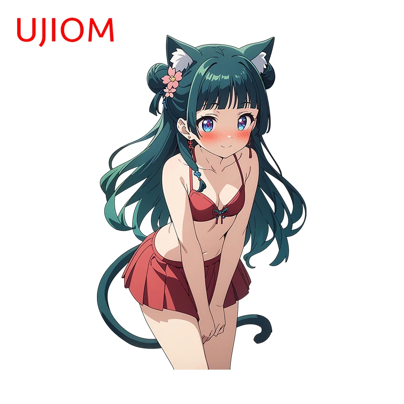 

UJIOM Kawaii Girl Wall Sticker Trendy Interesting Attractive High Quality Graffiti Decal Baby Nursery Room Vinyl Home Decor