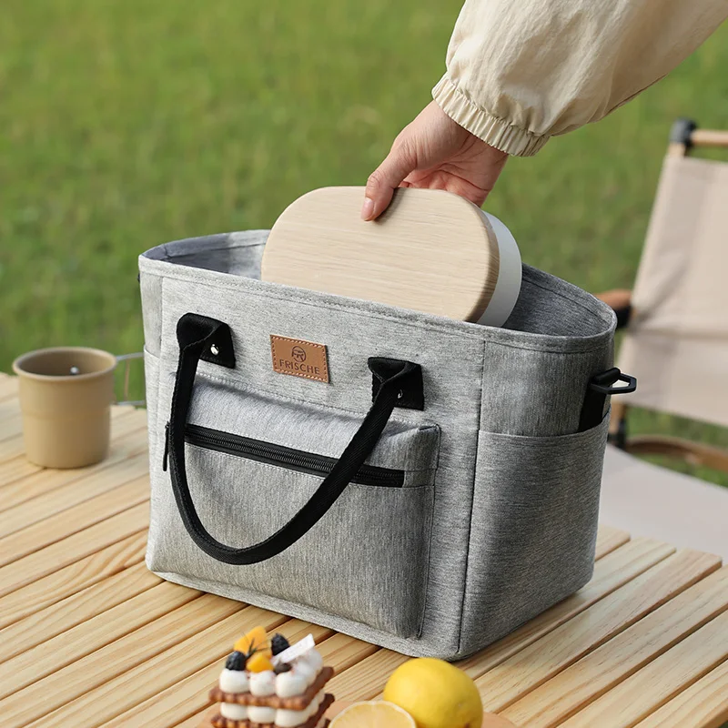 Large Capacity Lunch Bag for Men and Women Reusable Insulated Lunch Tote Bag Suitable for Travel Work Picnic Large Capacity Bag