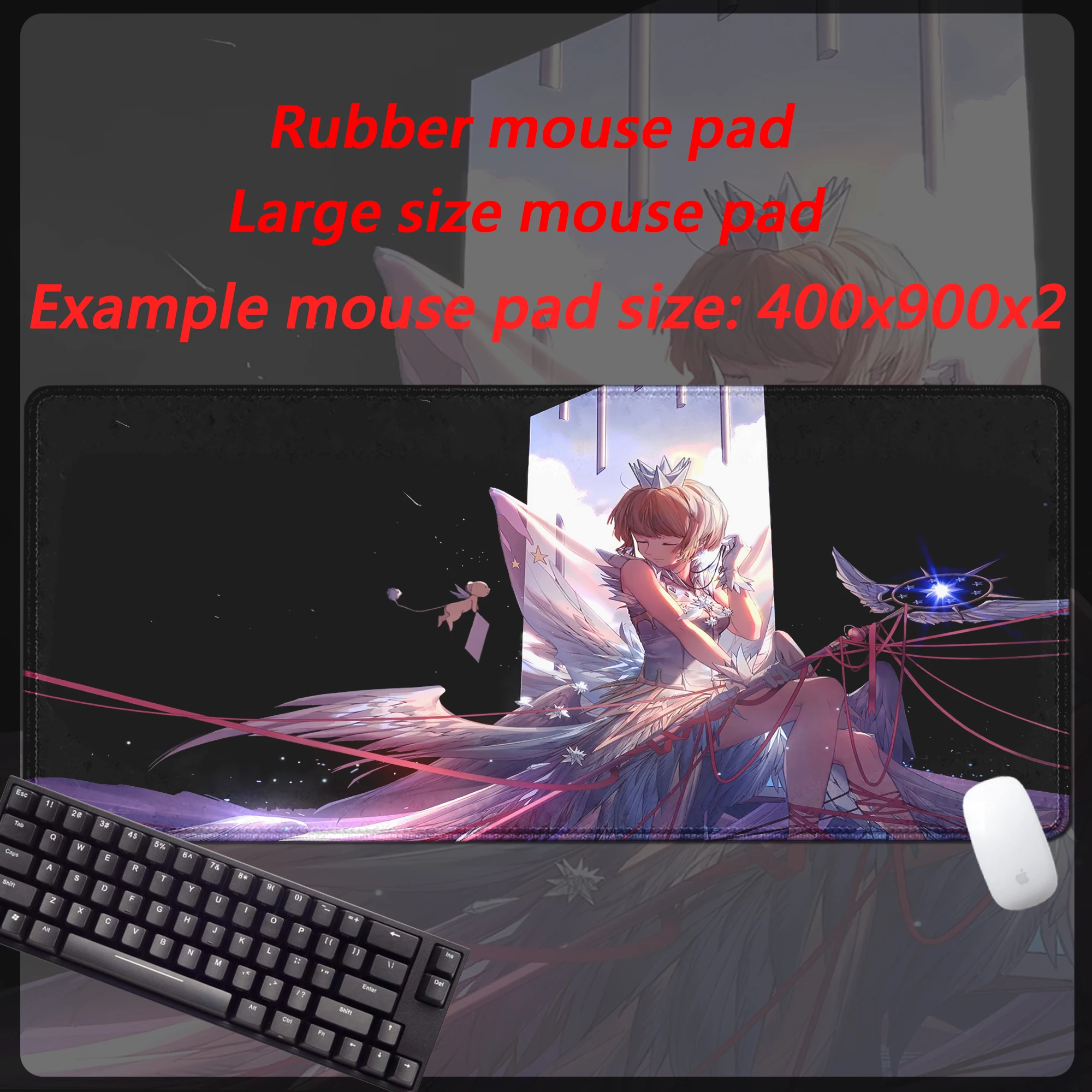 Hot selling item Sailor Moon AI Desktop PC Game mouse pad High definition desktop Desktop game Large size accessories mouse pad