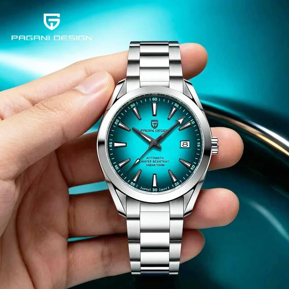 

PAGANI DESIGN Top Brand New Men's 40mm Mechanical Watch Luxury Sapphire Glass Men's Automatic Watch 100M Waterproof Reloj Hombre