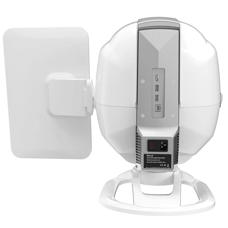 Huiddetector, spectrale afbeelding, huidtesten, gezichtsanalysesinstrument, gebruikt in schoonheidssalons