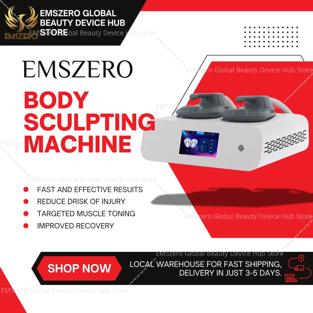 Portable EMSzero RF Muscle Electromagnetic Stimulation Machine EMS Body Sculpting Slimming Fat Burning Beauty Device