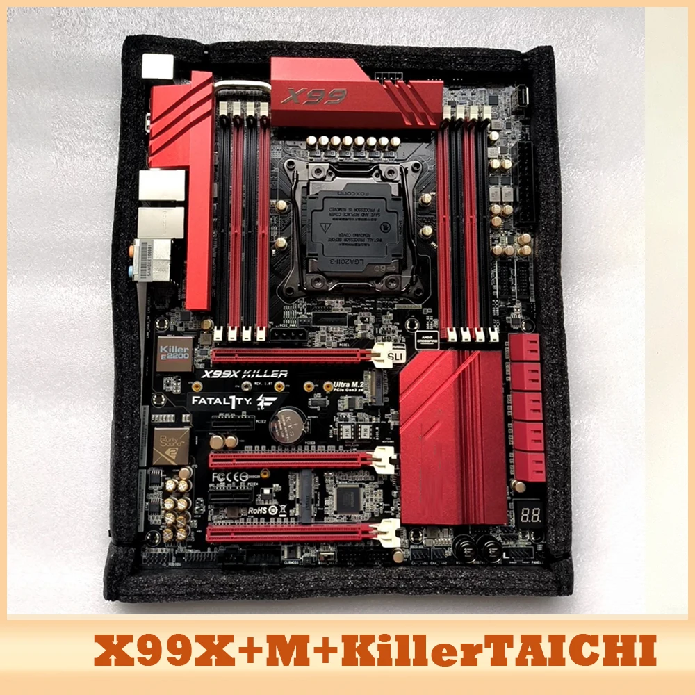 

X99X M KillerTAICHI For ASR-OCK X99X+M+KillerTAICHI motherboard +REG+ECC+MATX
